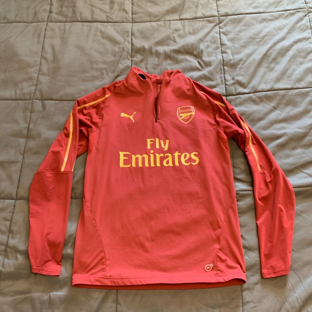 Puma Arsenal Men's 2018/2019 Warm-Up Quarterzip